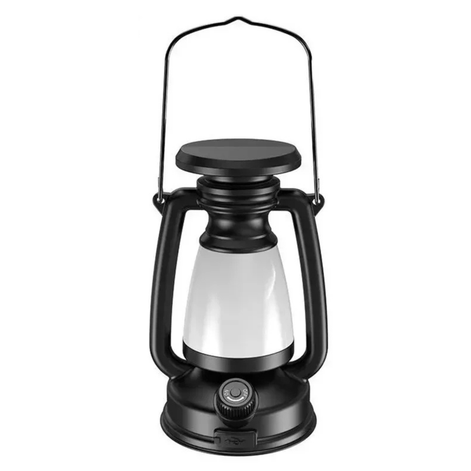 Retro Cordless 3-Mode Dimmable LED Camping Lantern