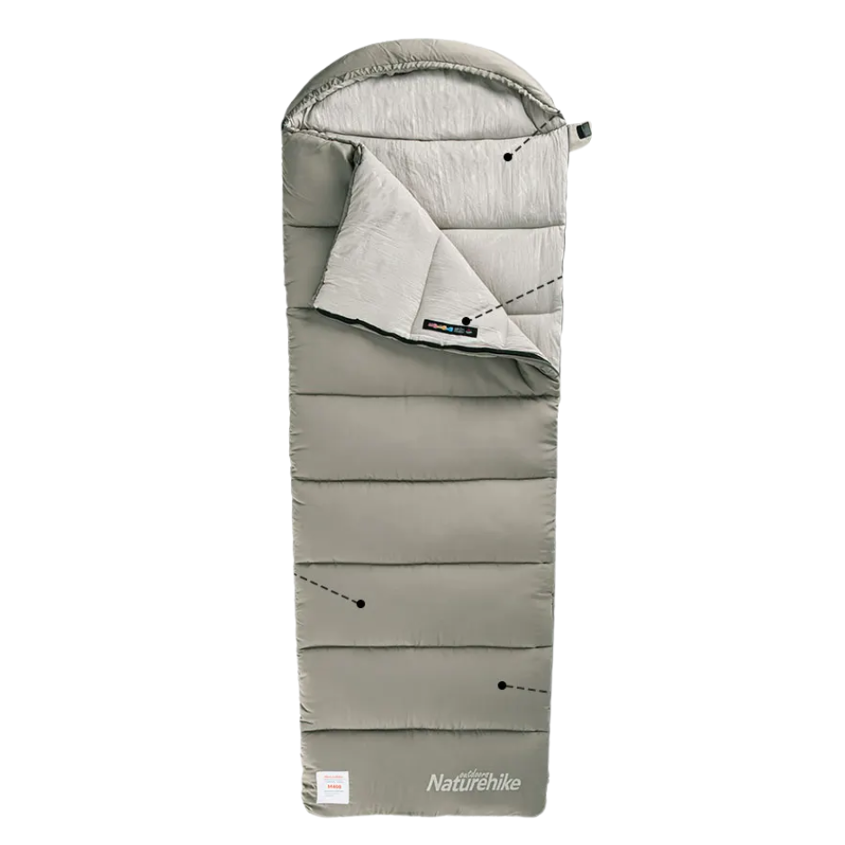 Fireside Cotton Camping Double-Zipper Sleeping Bag
