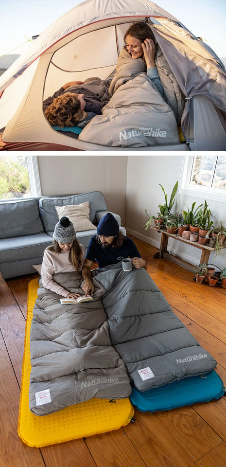 Fireside Cotton Camping Double-Zipper Sleeping Bag