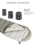 Fireside Cotton Camping Double-Zipper Sleeping Bag