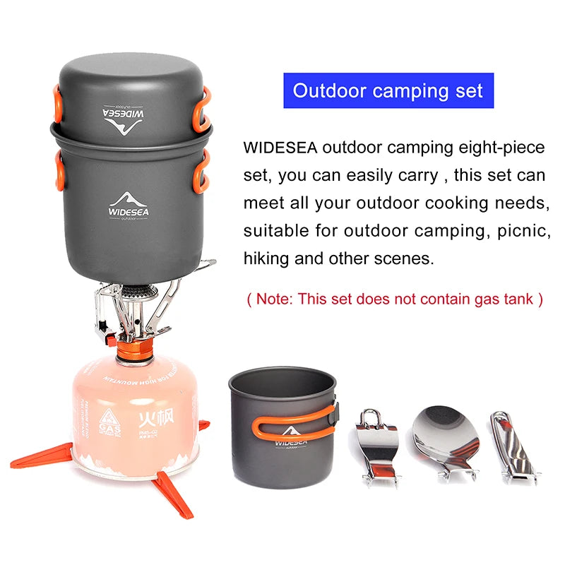 All Set Compact Camping Pot Set
