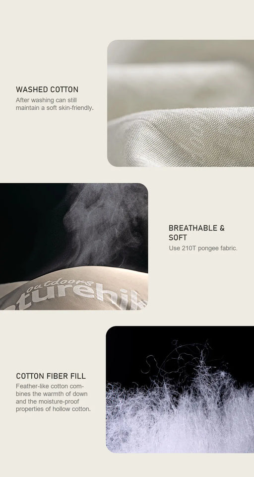 Fireside Cotton Camping Double-Zipper Sleeping Bag