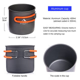 All Set Compact Camping Pot Set