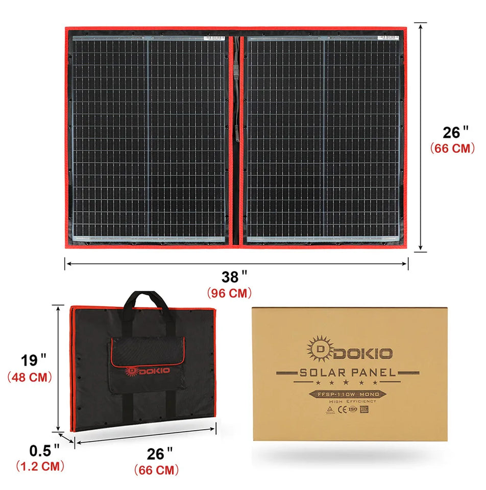 TrailCharge 100 Foldable Solar Kit