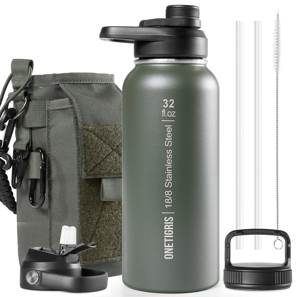 Three Ways 32oz Leakproof Insulated Bottle