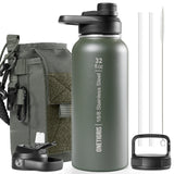 Three Ways 32oz Leakproof Insulated Bottle