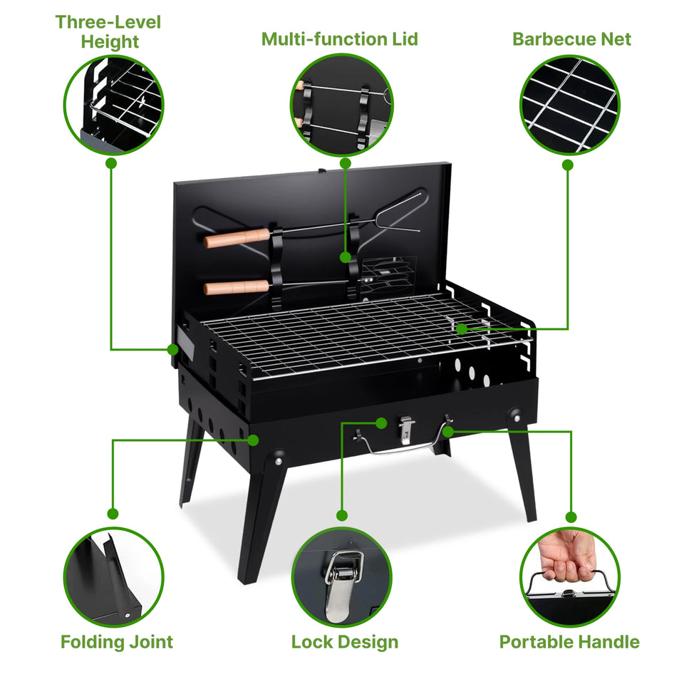 The Suitcase Charcoal Grill