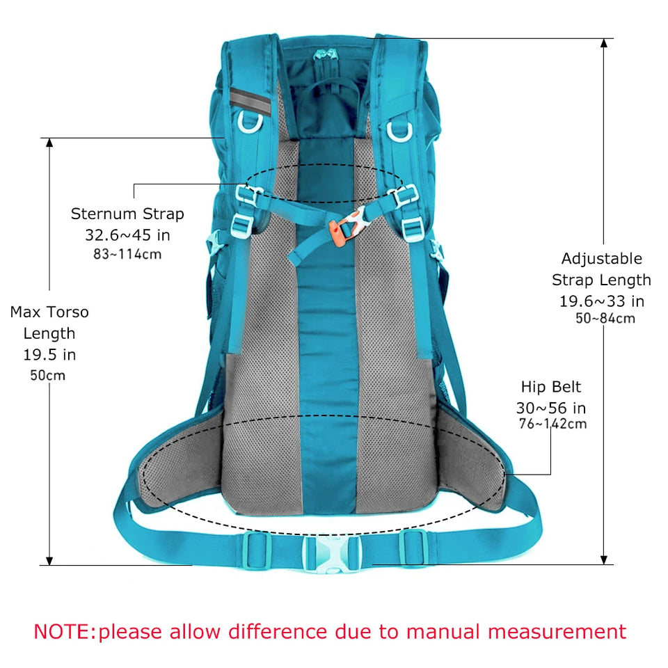 All Roads 50 Hiking Backpack with Rain Cover