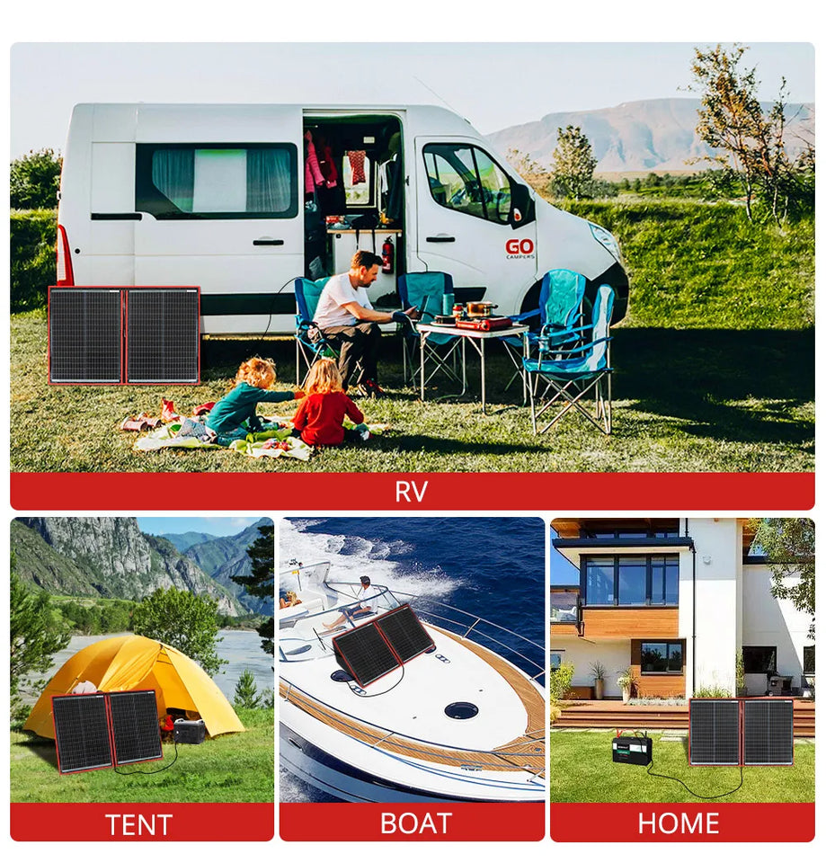 TrailCharge 100 Foldable Solar Kit