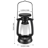 Retro Cordless 3-Mode Dimmable LED Camping Lantern