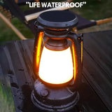 Retro Cordless 3-Mode Dimmable LED Camping Lantern