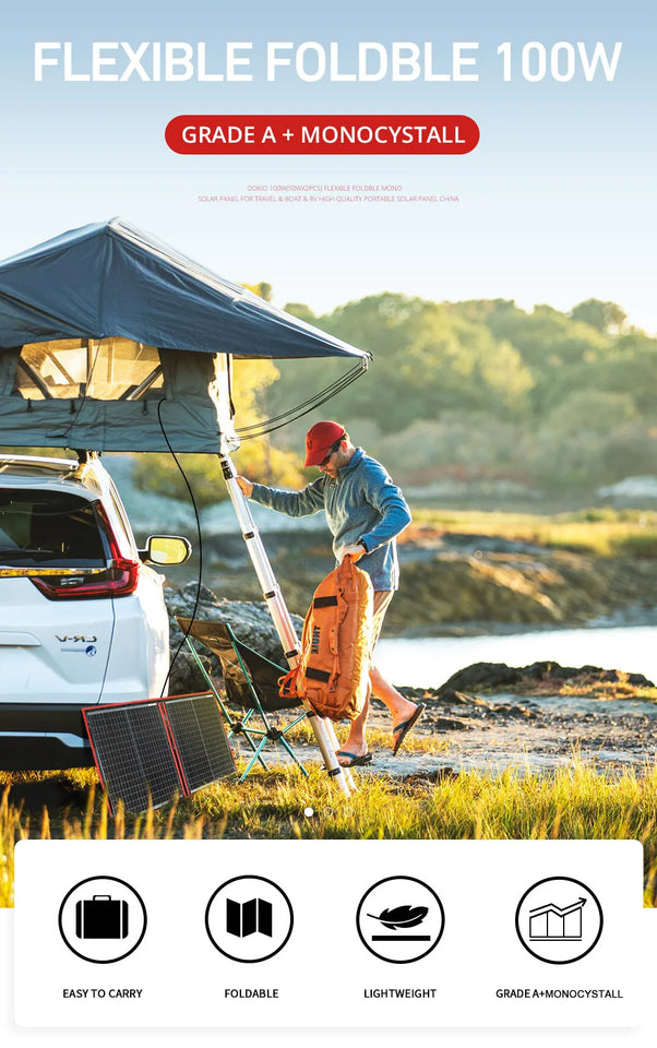 TrailCharge 100 Foldable Solar Kit